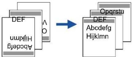 FUJITSU fi-6140Z - Corriger automatiquement l'orientation des pages - 1