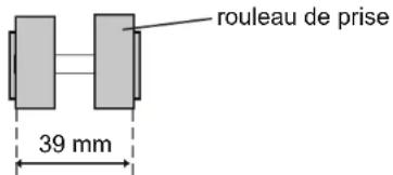 rouleau de prise 39 mm
