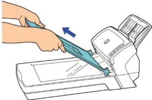 FUJITSU fi-6140Z - Numériser un document large sur la vitre d'exposition (fi-6230Z/fi-6240Z) - 1