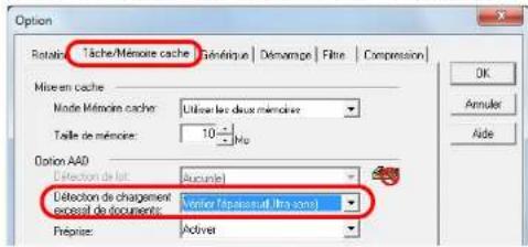 Option Rotation: Tâche/Mémoire cache | Génétique | Démorique | Filtre | Compression | Mise en cache Node Mémoire cache: Utiliser les deux mémoire Taille de mérôme: 10 Mb Option AAD Détection de lat: Auxienne Détection de chargement : Verlier (parasual lira acen) Excessal de documents: Présises: Activet OK Annuler Aide
