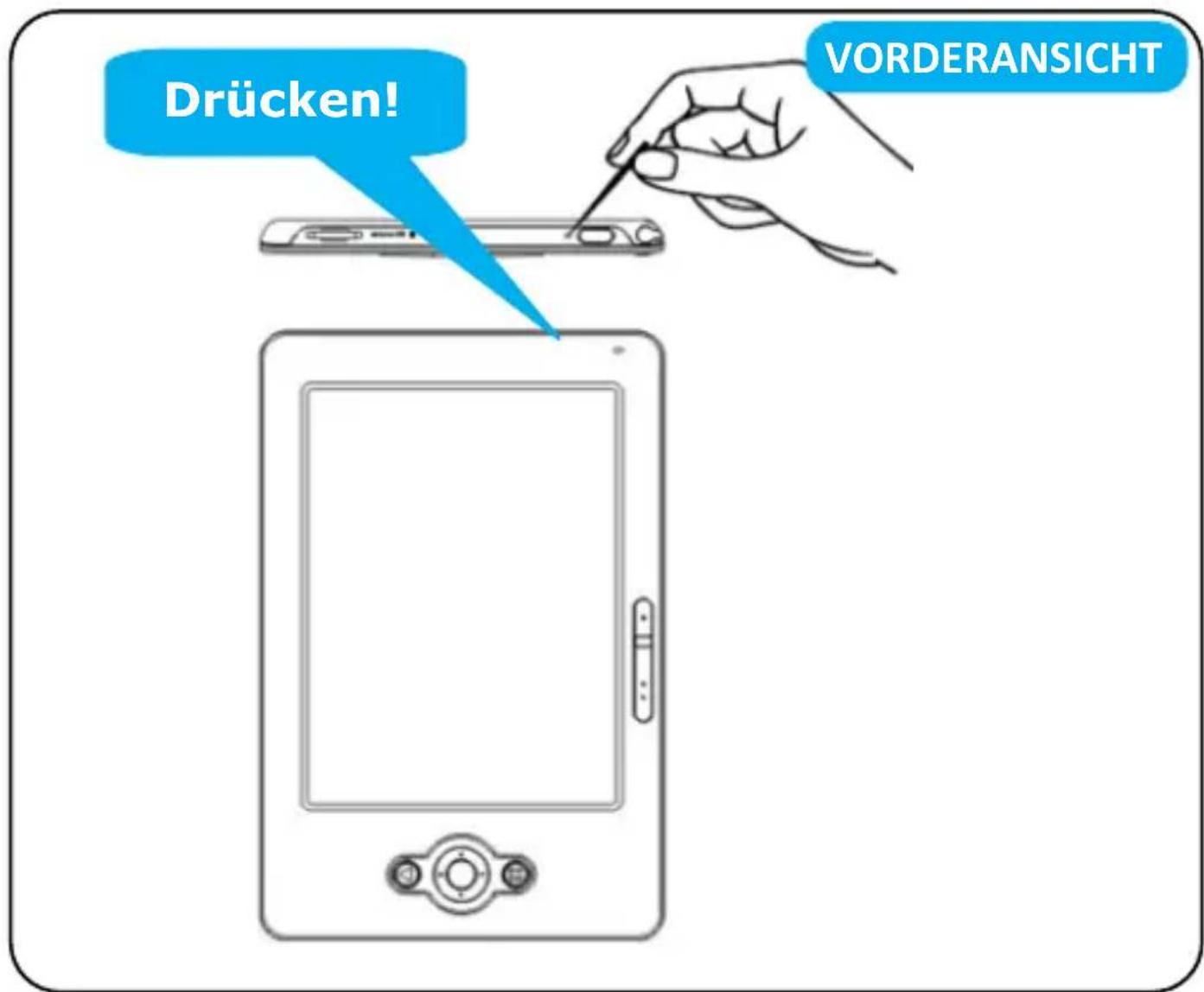Drücken! VORDERANSICHT