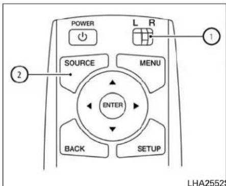 POWER L R 1 SOURCE MENU ENTER BACK SETUP 2 LHA25529