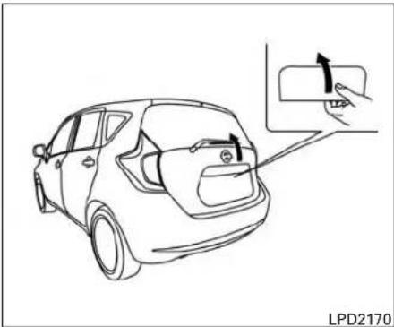 NISSAN Versa Note (2014) - AVERTISSEMENT - 1