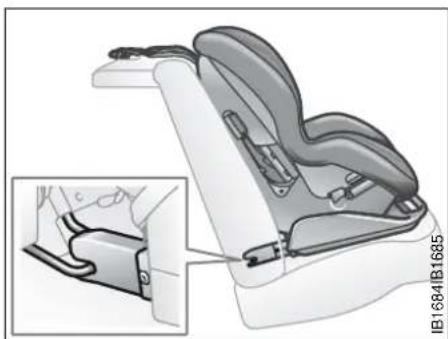 SAAB 9-3 (2001) - LATCH installation - 1