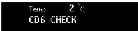 Temp 2 °C CD6 CHECK
