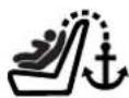 SAAB 9-5 (2001) - Child tether anchorages for forward facing child car seats - 1