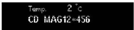 Temp. 2 °C CD MAG12*456