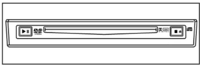 SAAB 9-7X (2008) - Boutons du lecteur de DVD (avec toit ouvrant) - 1