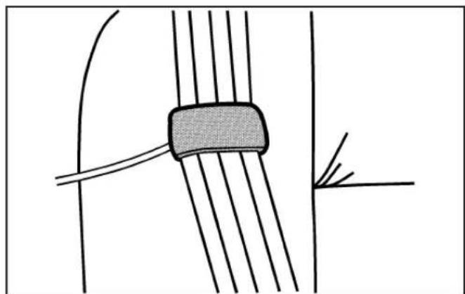 SAAB 9-7X (2008) - Guides de confort de ceinture de sécurité arrière - 2