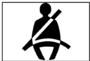 SAAB 9-7X (2008) - Rappels de ceinture de sécurité Témoin de rappel des ceintures de sécurité - 1