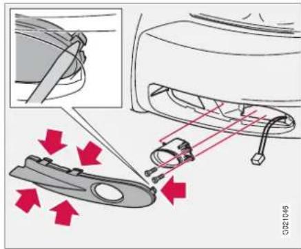 VOLVO C70 (2009) - Changement d'ampoules - 1