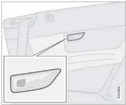 VOLVO C70 (2009) - Éclairage du plafonnier - 1