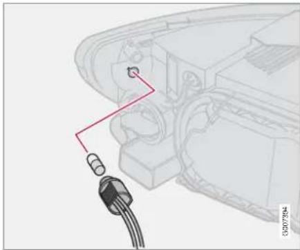 VOLVO C70 (2009) - Changement d'ampoules - 3