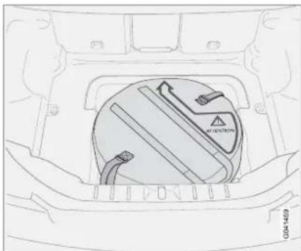 VOLVO C70 (2009) - Triangle de signalisation\* et roue de secours\* - 2