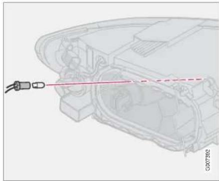 VOLVO C70 (2008) - Changement d'ampoules - 1