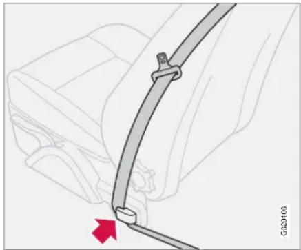 VOLVO C70 (2008) - Tendeur de ceinture de sécurité - 1