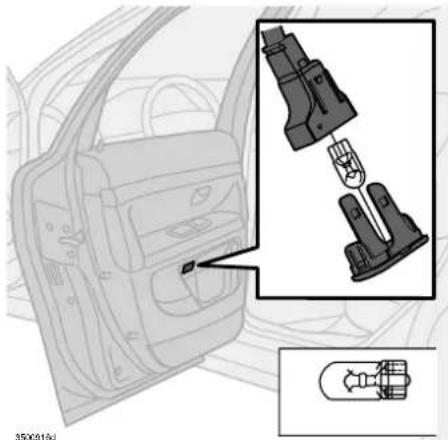 VOLVO S80 (2005) - Changement de l'éclairage d'accès avant - 1