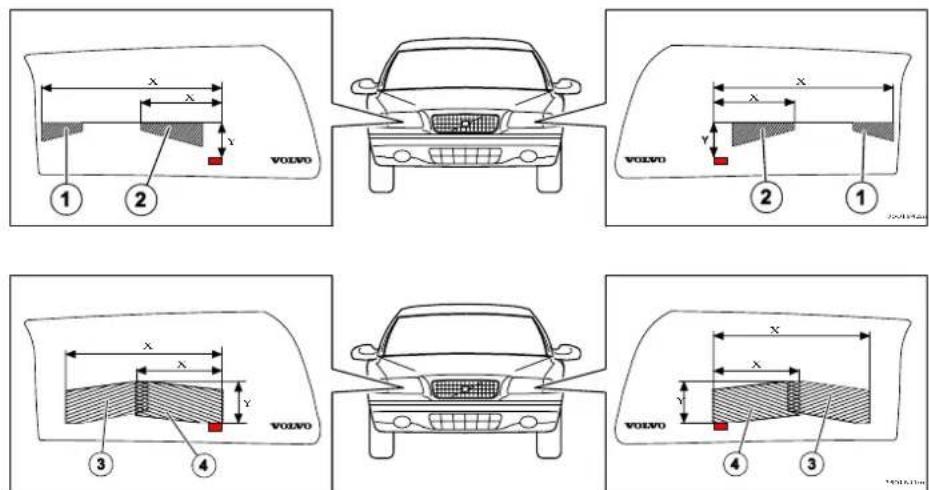 VOLVO S80 (2005) - Masquage des phares - 1