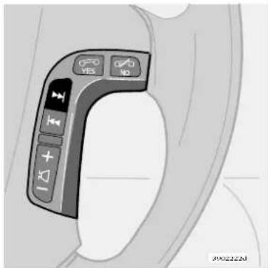 VOLVO S80 (2005) - Fonction de menu - 1