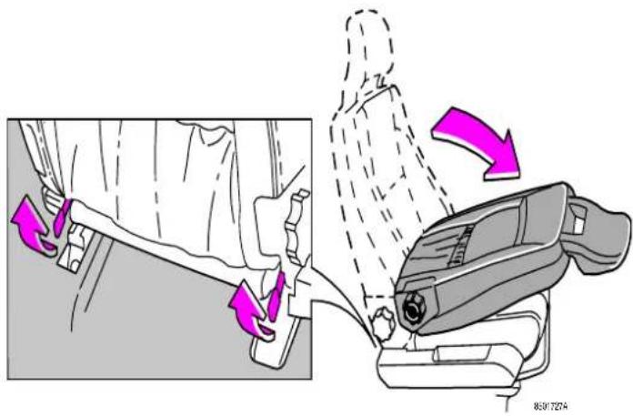 VOLVO S80 (2005) - Rabattement vers l'avant du siège passager, Appui-tête de la banquette arrière - 1