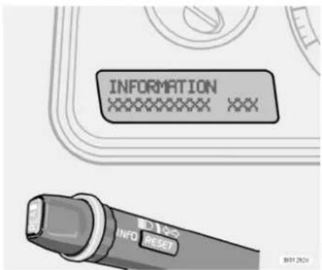 INFORMATION INFO RESET