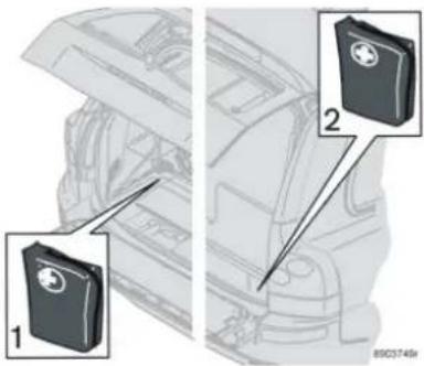 VOLVO XC90 (2004) - Dispositif de retenue pour sacs à provisions - 1