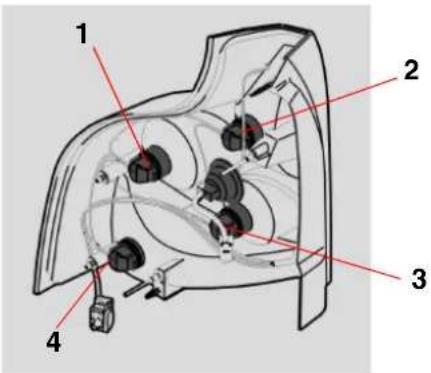 VOLVO XC90 (2004) - Changement d'ampoules - 1