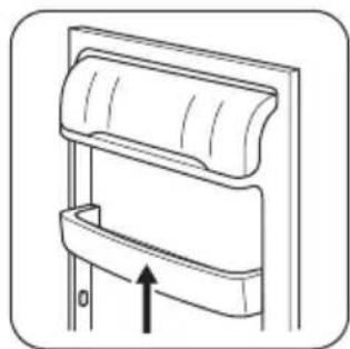 ZANUSSI ZBA14420SA - Positionierung der Türeinsätze - 1