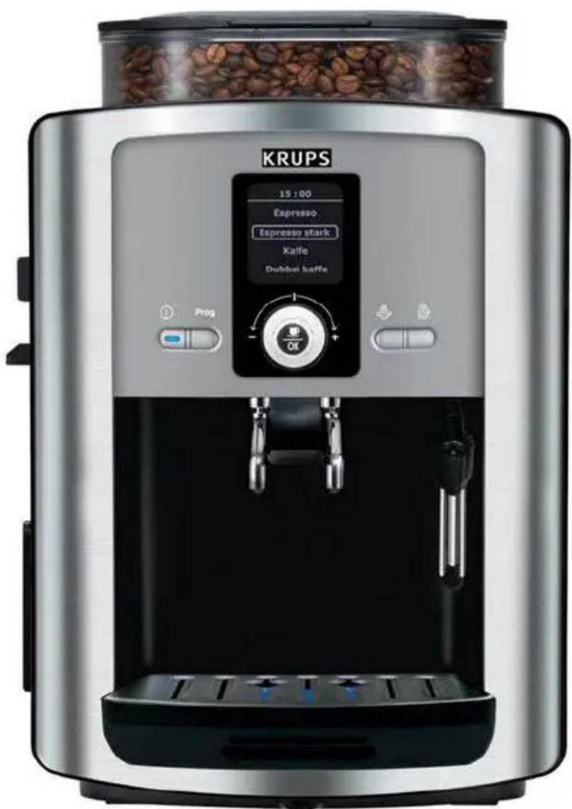 KRUPS 15:00 Espresso Espresso stærk Kaffe Dobbelt kaffe