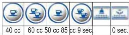 NUOVA SIMONELLI Aurelia V - PROGRAMMATION DOSES STANDARD - 1