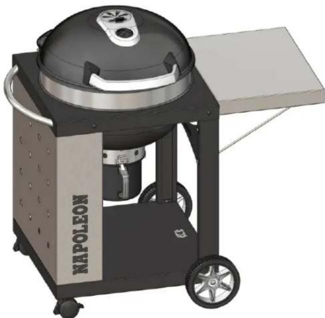 Napoleon NK22CK-C - OUTDOOR CHARCOAL GRILL - 3