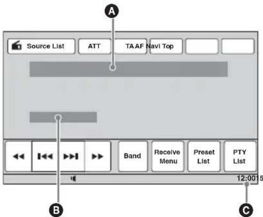 SONY XNV-660BT - Informationen im Display - 1