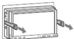 SONY XNV-660BT - Ausbauen des Geräts - 2