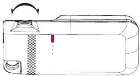 AIPTEK MobileCinema i50S - De projector aan/uit schakelen - 2