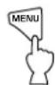 YAMAHA DPX-1000 - Press MENU to close the menu. - 1