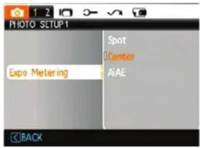PHOTO SETUP.1 Spot Center AIAE Expo Metering BACK