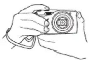 CASIO Exilim EX-FH100 - Prise en main correcte de l'appareil photo - 1