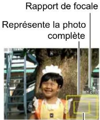 Rapport de focale Représente la photo complète