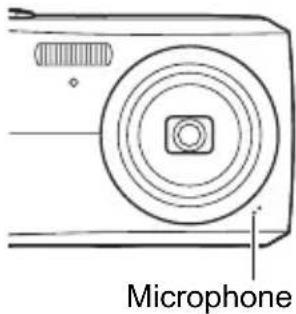 CASIO Exilim EX-Z16 - Appuyez une nouvelle fois sur le déclencheur pour arrêter l'enregistrement du son. - 1