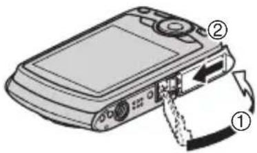CASIO Exilim EX-Z670 - 3.Fermez le couvercle de batterie. - 1