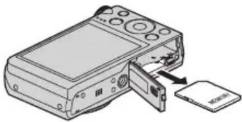 CASIO Exilim EX-ZR200 - Pour remplacer une carte mémoire - 1