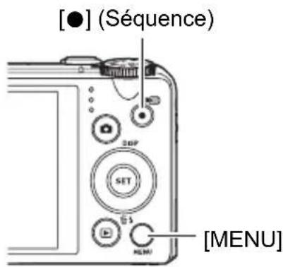 [●] (Séquence) 2DP SET 1 MENU [MENU]