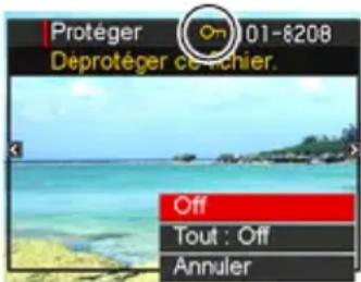 CASIO Exilim EX-ZR310 - Protection d'un fichier (Protéger) - 1