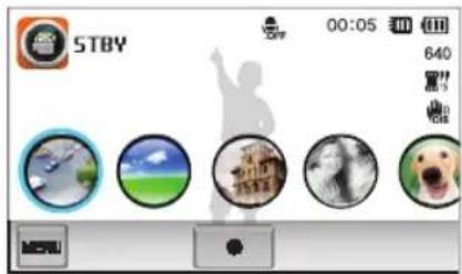 STBY 00:05 640 MENU