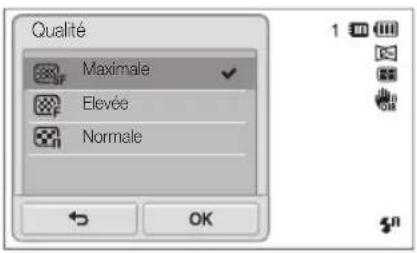 Qualité Maximale Elevée Normale