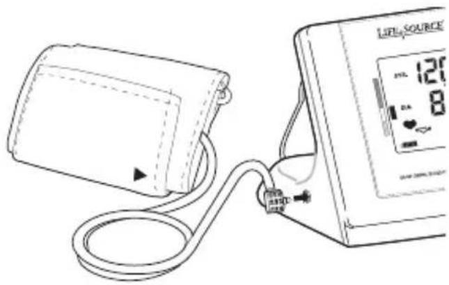 A&D Médical UA-851 - Fixation du brassard au tensiomètre - 1