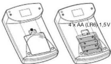 4 x AA (LR6) 1,5V
