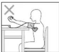 Illustration of a person sitting at a desk with a medical device, no text or symbols present