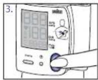 BRAUN BP1700 VitalScan - Taking a measurement - 3