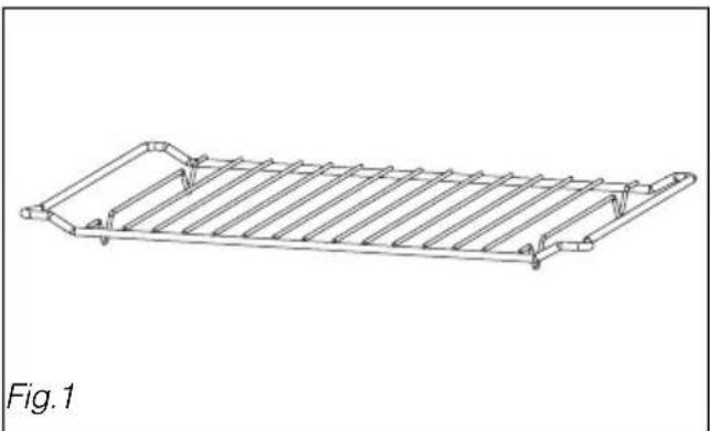DE DIETRICH DME1140B - • La griglia (fig.1): - 1